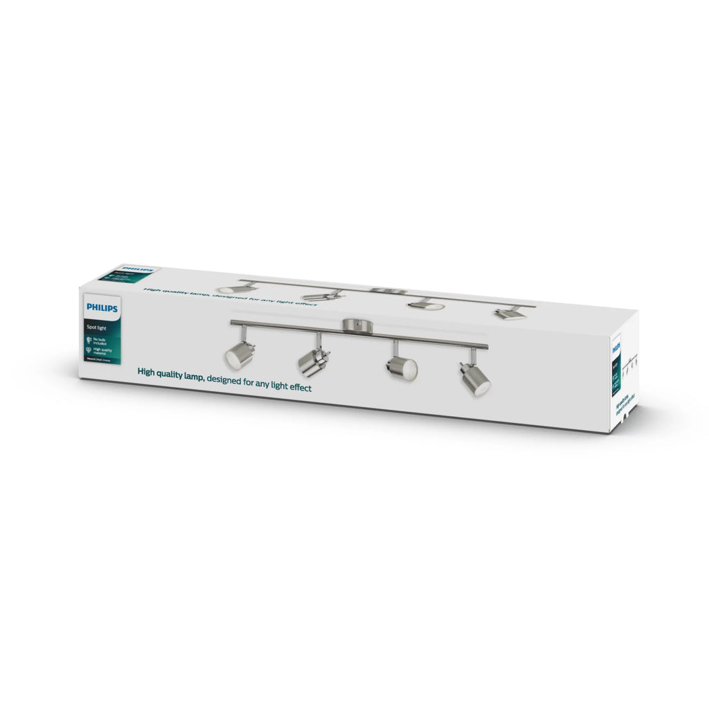 Philips Essentials Spot plafond/mur Meranti 4 x