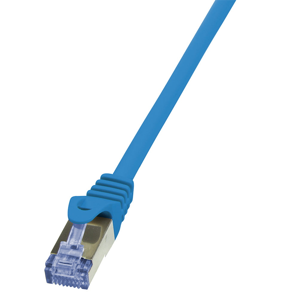 LogiLink 0.5m Cat.6A 10G S/FTP câble de réseau Bleu 0,5 m Cat6a S/FTP (S-STP)