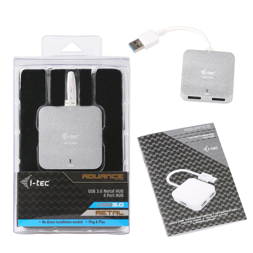 i-tec i-tec Metal USB 3.0 Passive HUB 4 Port