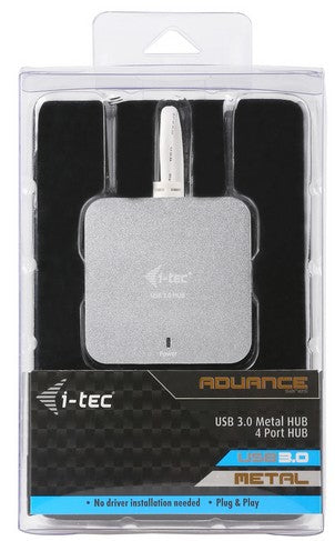 i-tec i-tec Metal USB 3.0 Passive HUB 4 Port