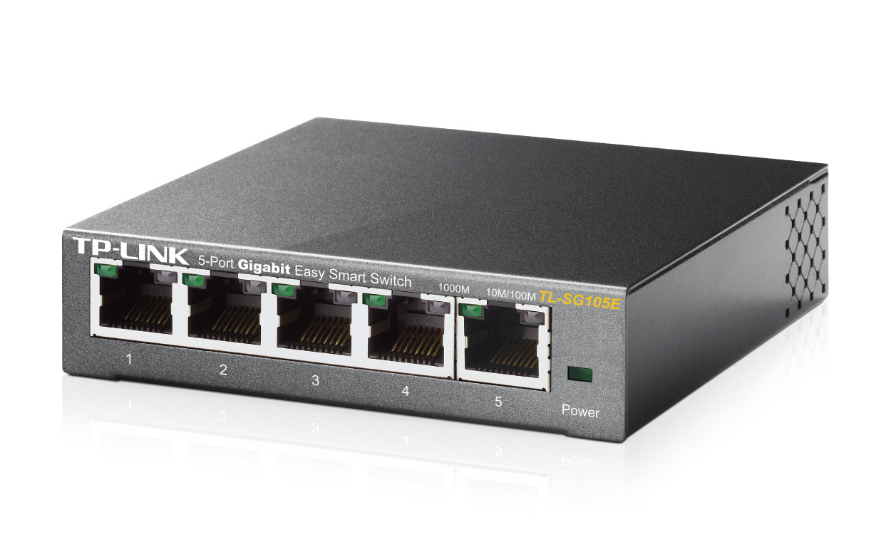 TP-Link TL-SG105E Géré L2 Gigabit Ethernet (10/100/1000) Noir