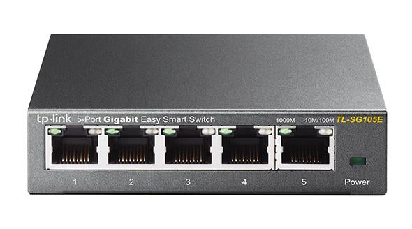 TP-Link TL-SG105E Géré L2 Gigabit Ethernet (10/100/1000) Noir