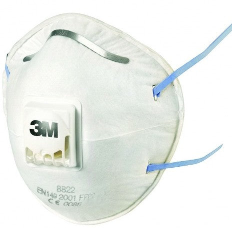 3M 8822C3 Masque anti-poussière 3 pièce(s) FFP2