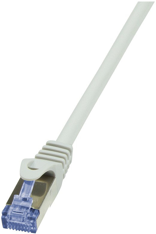 LogiLink Cat6a S/FTP, 1m câble de réseau Gris S/FTP (S-STP)