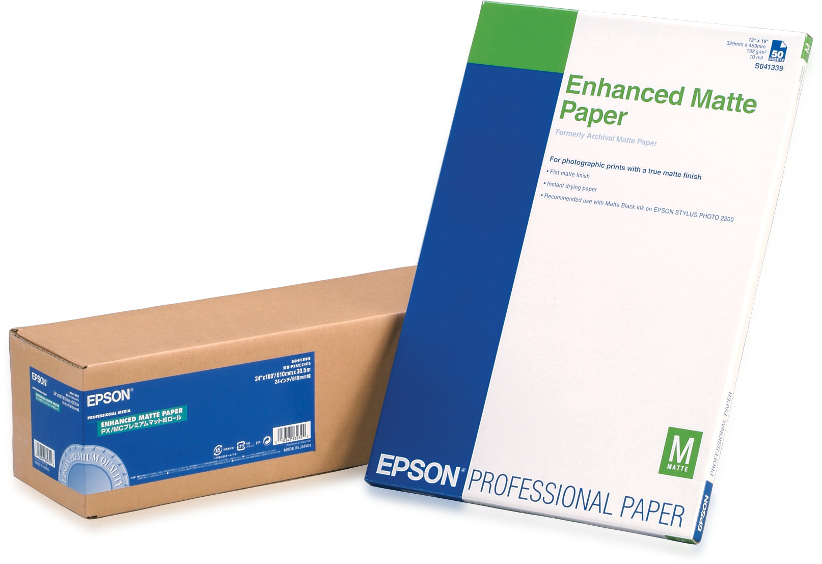 Epson Pap Mat Supérieur 189g 24" (0,610x30,5m)