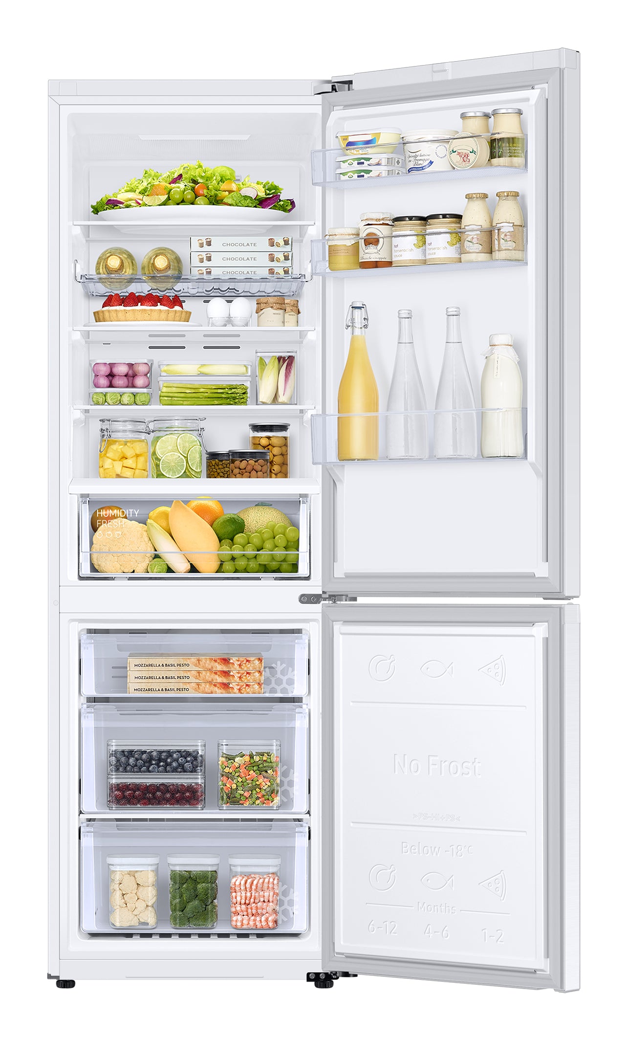 Samsung RB34C602EWW Pose libre 344 L Blanc