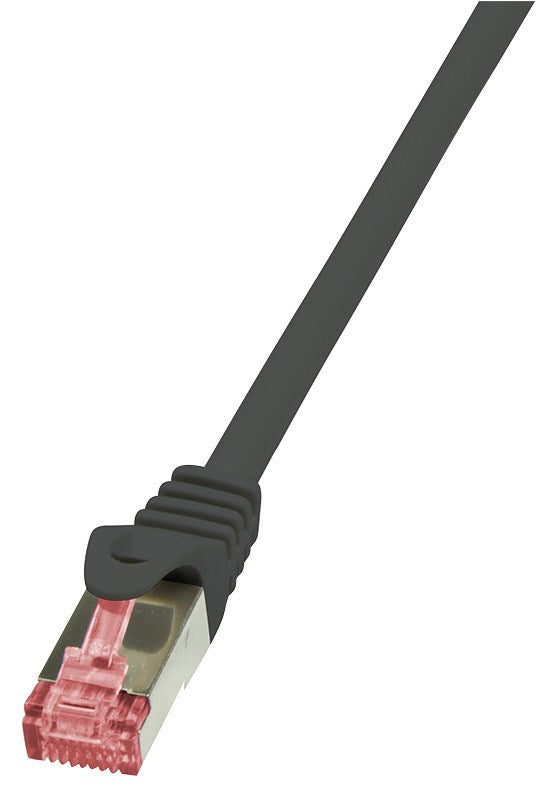 LogiLink Cat.6 S/FTP, 1m câble de réseau Noir Cat6 S/FTP (S-STP)