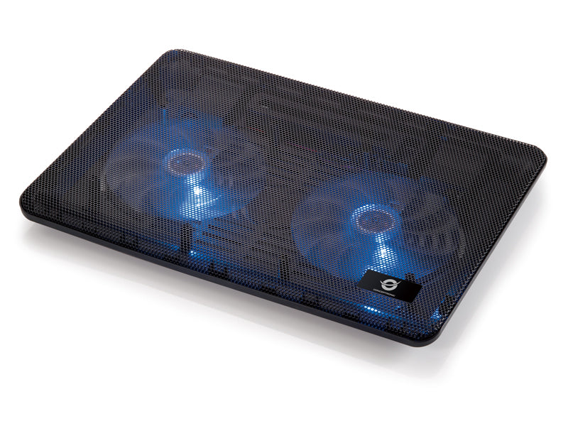 Conceptronic CNBCOOLPAD2F système de refroidissement pour ordinateurs portables 39,6 cm (15.6") Noir