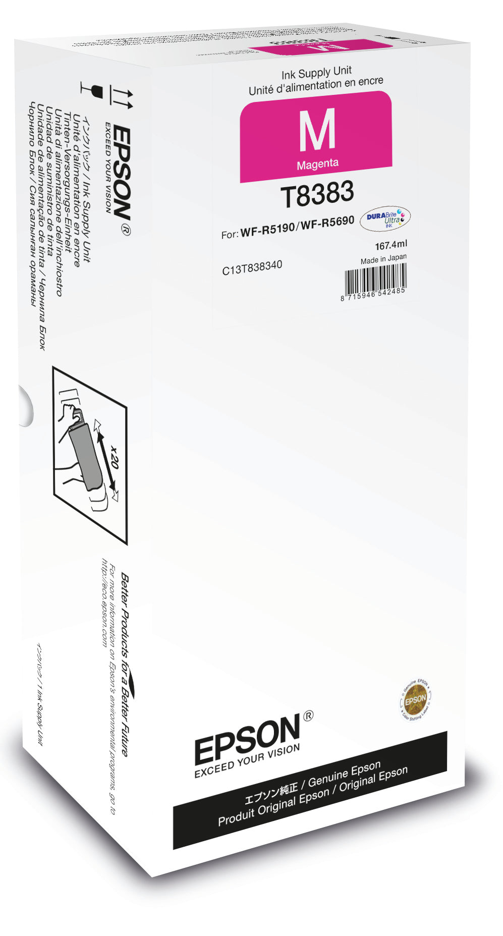 Epson Unité d'alimentation en encre Magenta XL