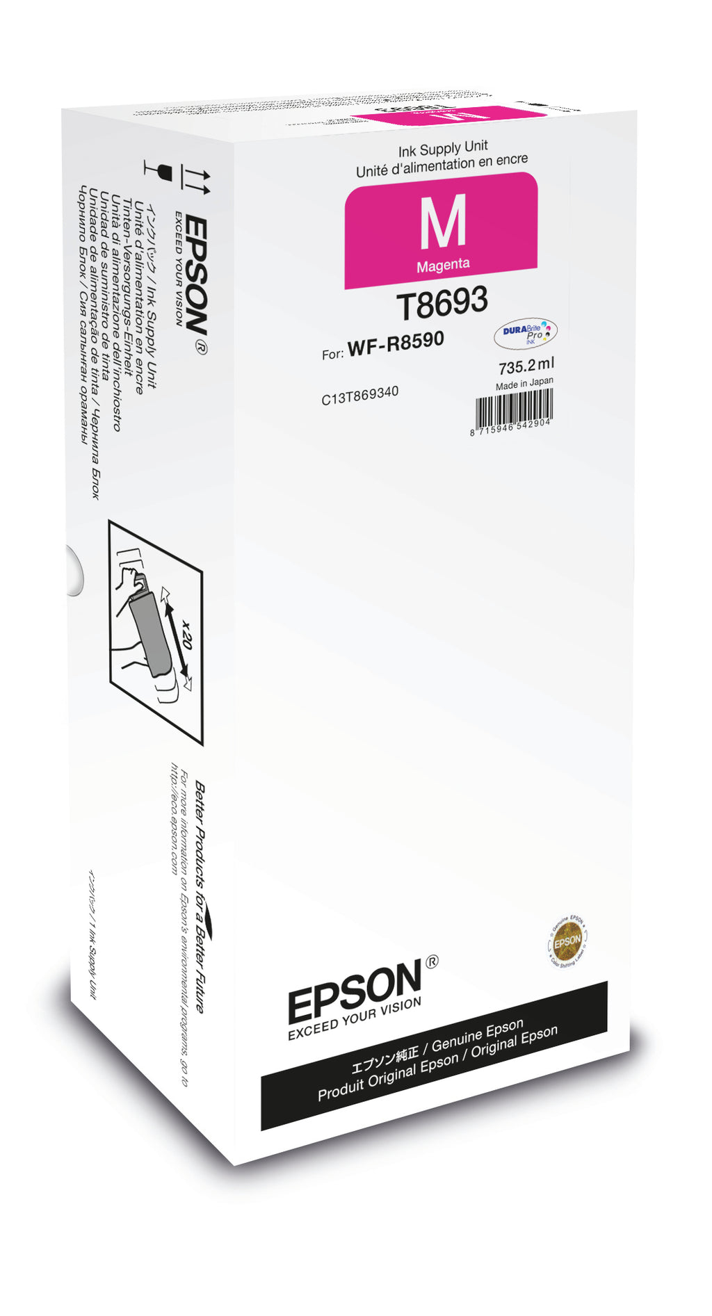 Epson Unité d'alimentation en encre Magenta XXL
