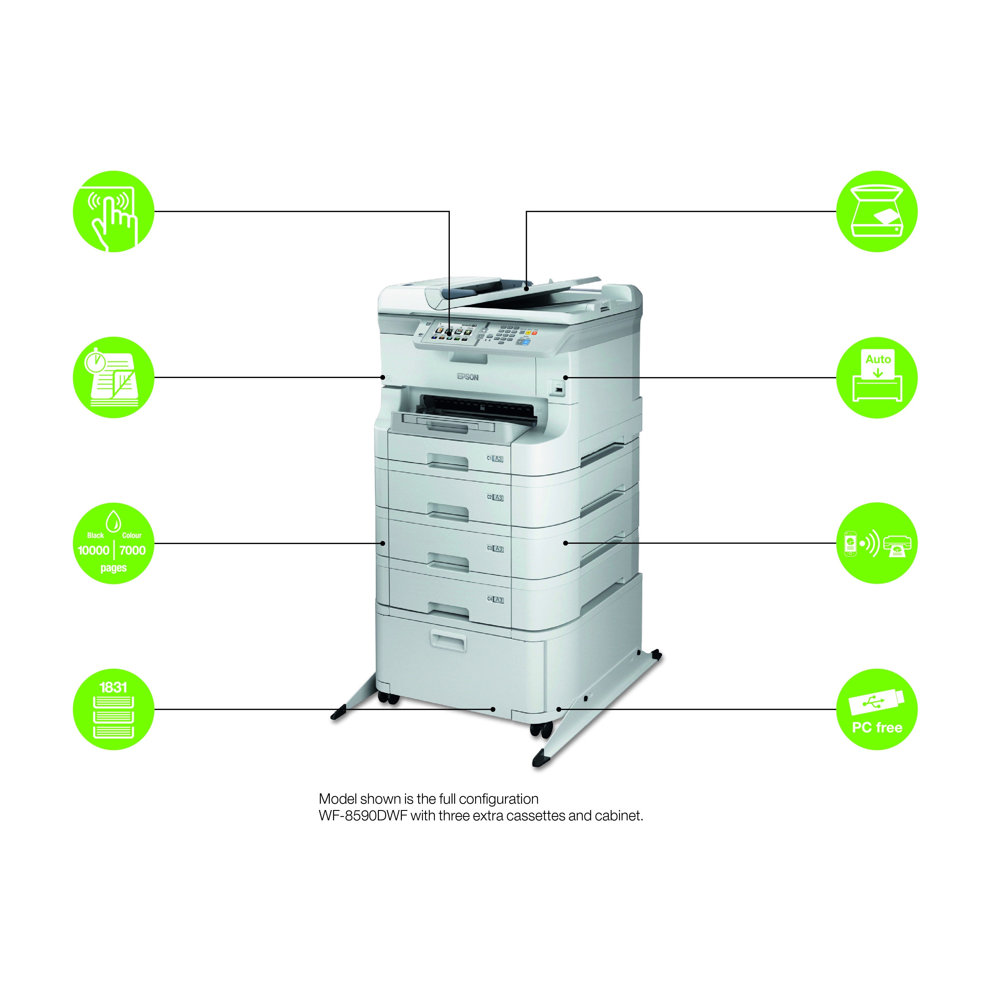 Epson Unité d'alimentation en encre Cyan XXL