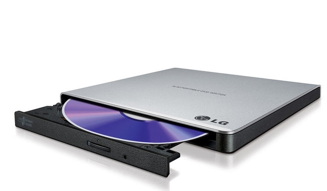LG GP57ES40 lecteur de disques optiques DVD±RW Noir, Argent