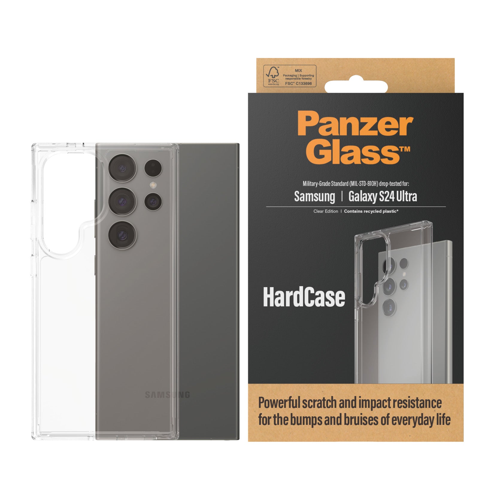 PanzerGlass PanzerGlass ® HardCase Transparent Samsung Galaxy S24 Ultra coque de protection pour téléphones portables Housse