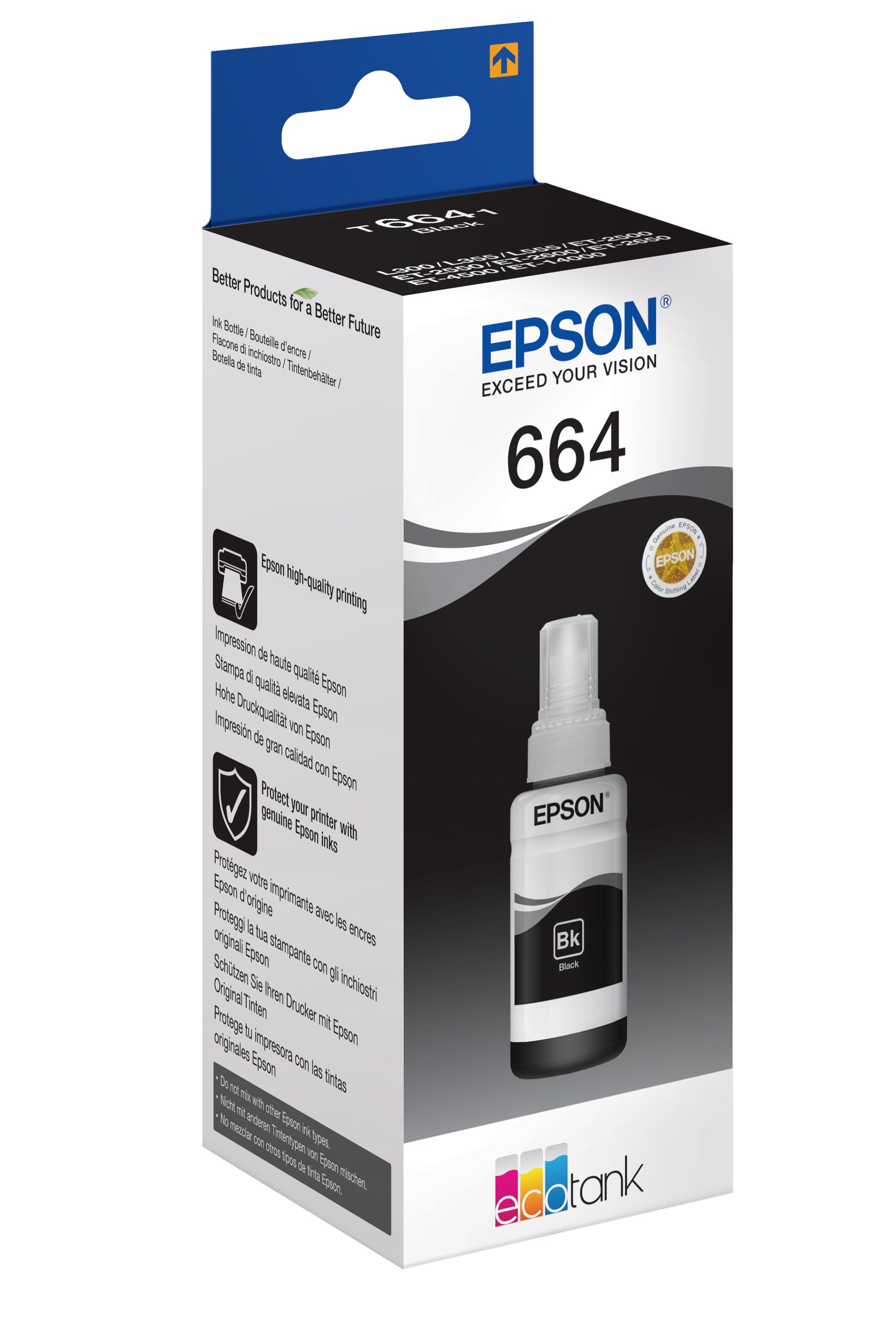 Epson 664 Ecotank Black ink bottle