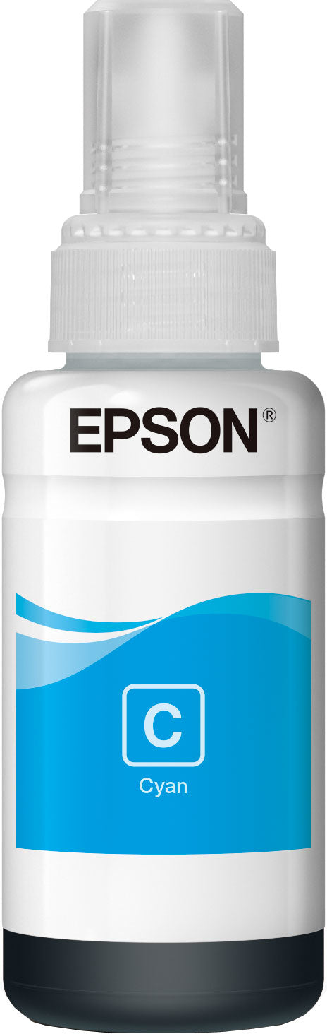 Epson 664 Ecotank Cyan ink bottle