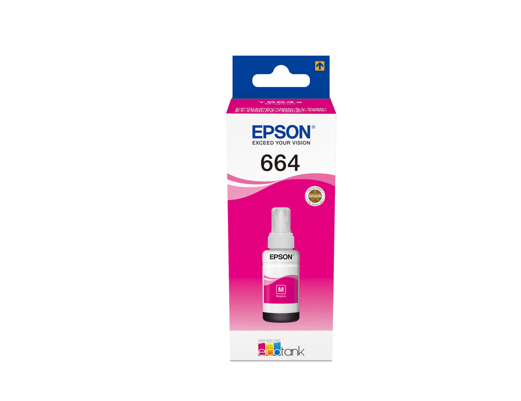 Epson 664 Ecotank Magenta ink bottle