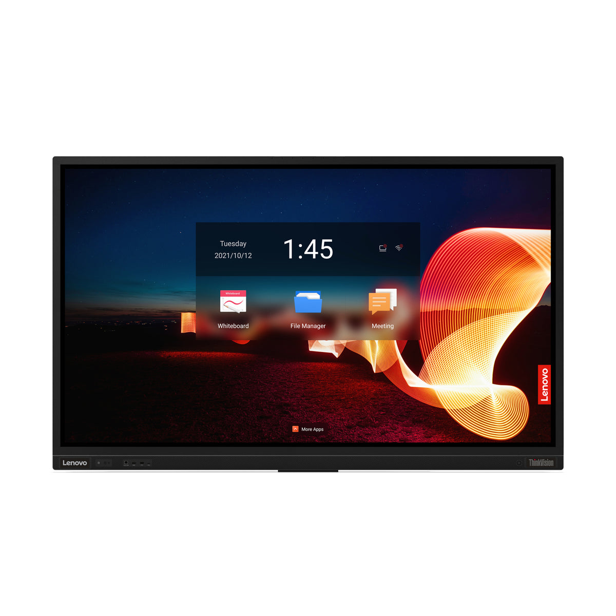 Lenovo ThinkVision T75 Écran Tactile 190,5 cm (75") 4K Ultra HD LED Noir