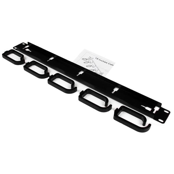 StarTech.com Panneau de gestion de câbles 1U 19" pour rack - Guide pour câbles en métal - vue 7