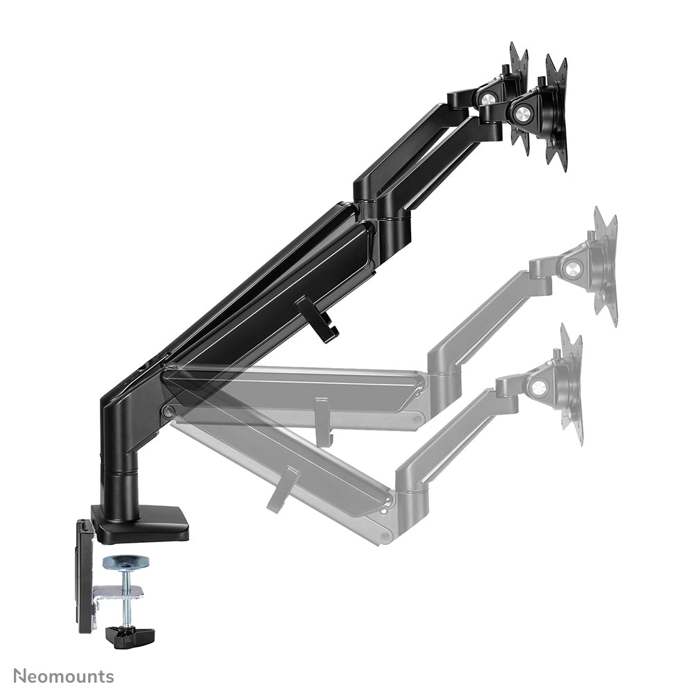 Neomounts DS70-810BL2 Support Double Écran 17-32" à Ressort à Gaz