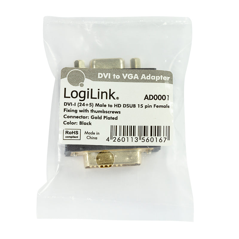 LogiLink AD0001 carte et adaptateur d'interfaces DVI-I - vue 4