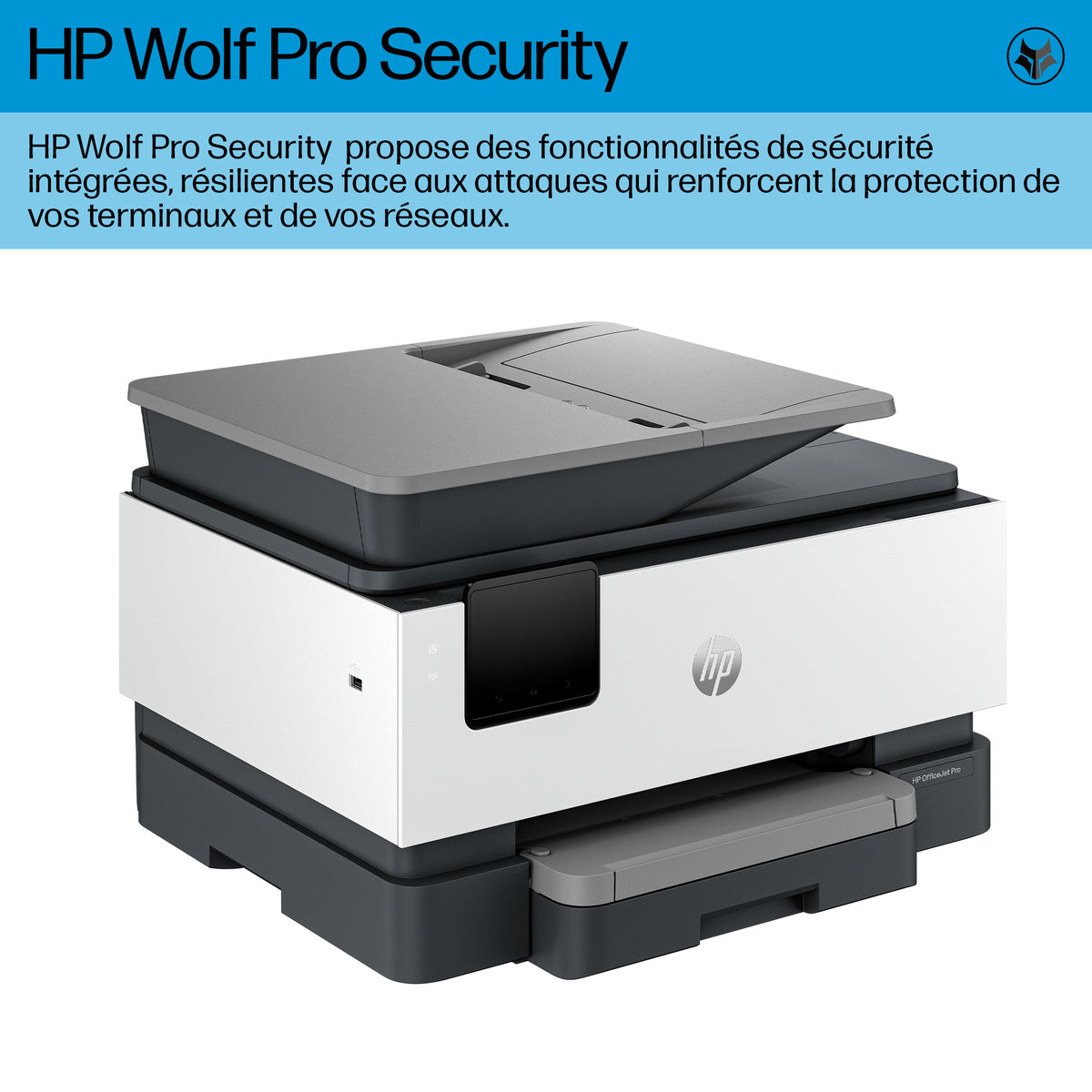HP OfficeJet Pro 9120b Imprimante Couleur Tout-en-Un Sans Fil, Recto-Verso, Copieur, Scanner