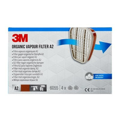 3M 6055 Cartouche de gaz et de vapeur 4 pièce(s)
