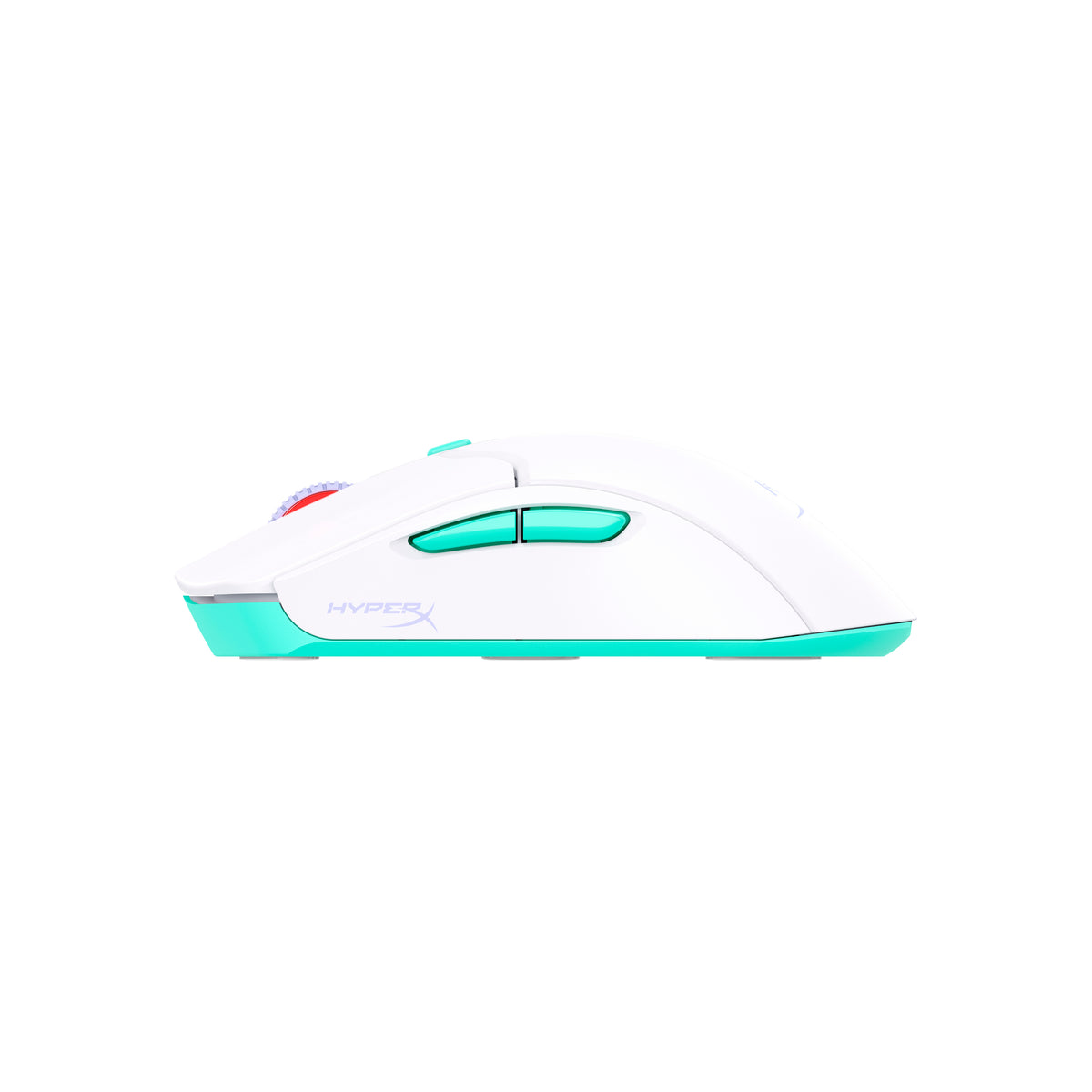 HyperX Pulsefire Haste 2 Core Wireless, Souris Gamer Sans Fil, 12 000 PPP, Blanc/Vert/Violet