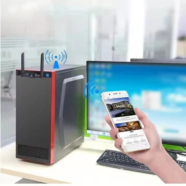 Adaptateur réseau USB 3.0 WiFi 1300 Mb/s externe 5 GHz Zenwire WD-4605AC