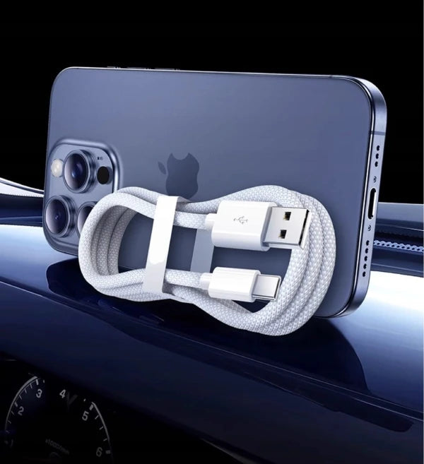 Câble de recharge USB-A vers USB-C, 2 m, Zenwire ZC-17