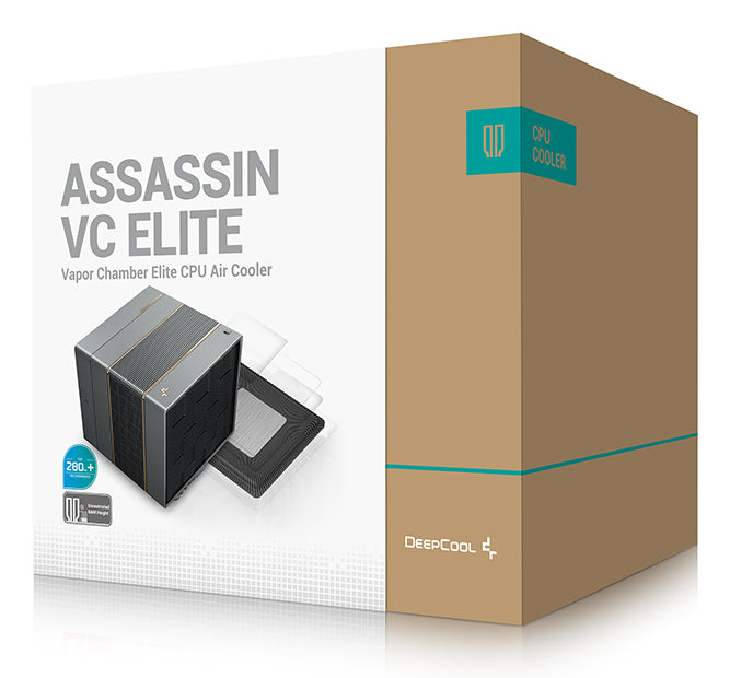 Deepcool ASSASSIN VC ELITE Ventirad CPU, Noir, 120 mm/140 mm