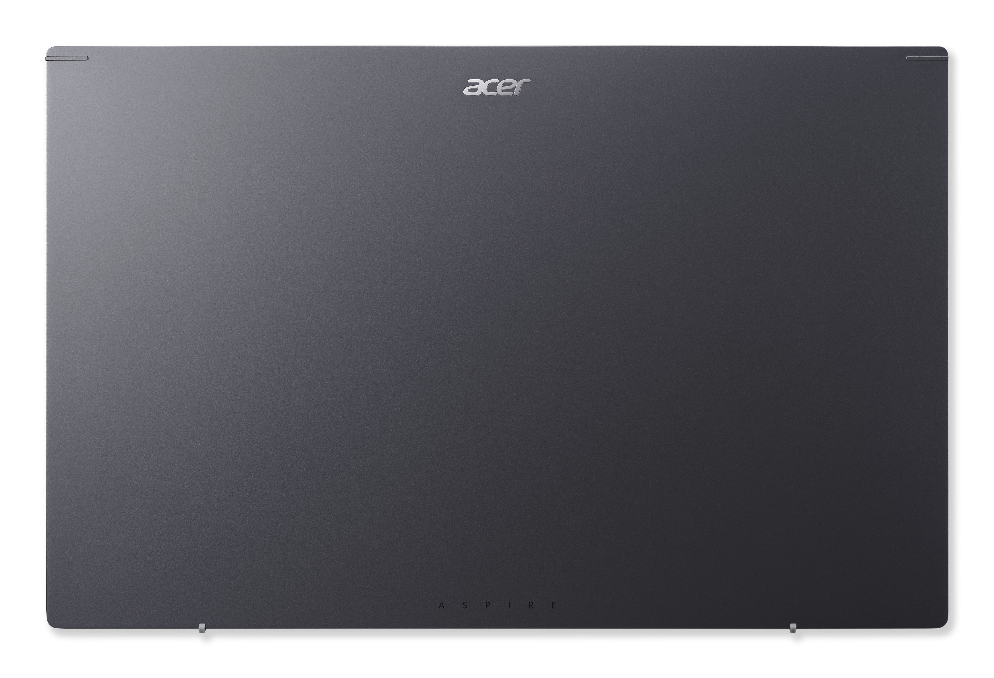 Acer Acer Aspire 17 A17-51M-70AS Intel Core 7 150U Ordinateur portable 43,9 cm (17.3") Full HD 16 Go LPDDR5-SDRAM 1 To SSD Wi-Fi 6 (802.11ax) Windows 11 Home Gris