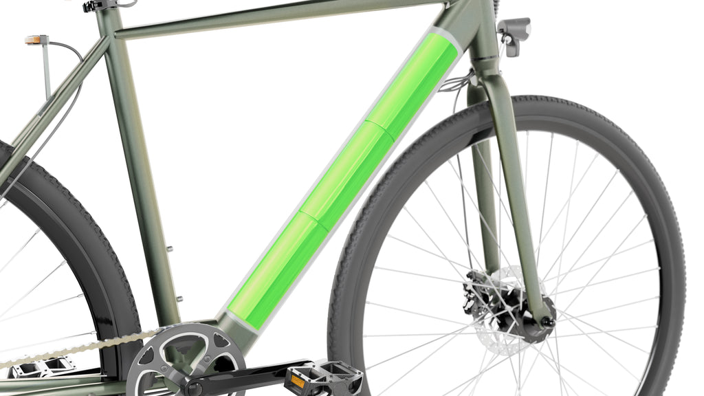 Sharp BK-GS03-EG Vélo Électrique 20 Pouces, Aluminium, Olive, 111,8 cm