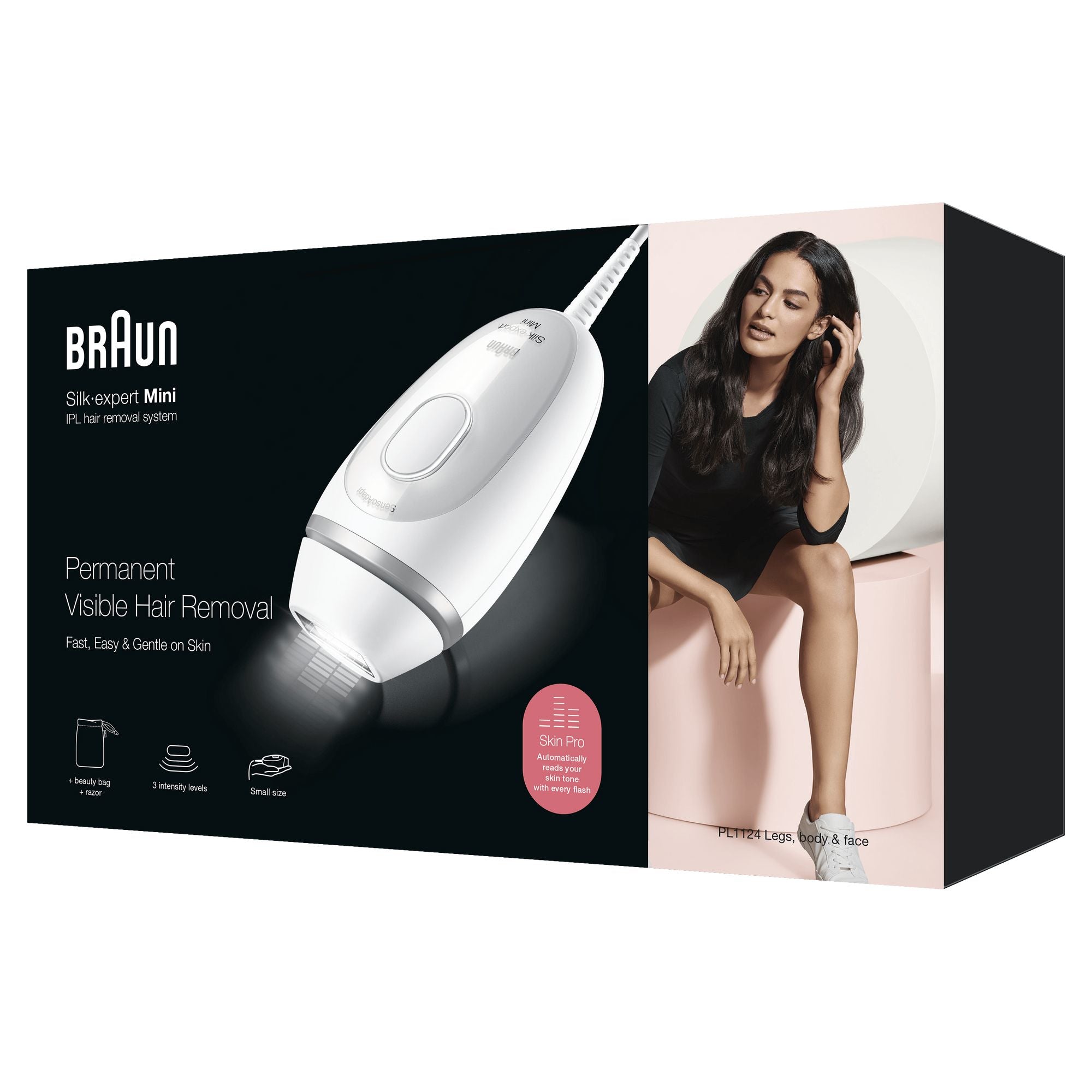Braun Silk-expert Mini PL1124 Lumière pulsée Blanc