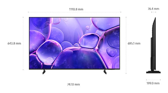 Samsung U8000F UE50U8072FUXXH TV 127 cm (50") 4K Ultra HD Smart TV Wifi Noir