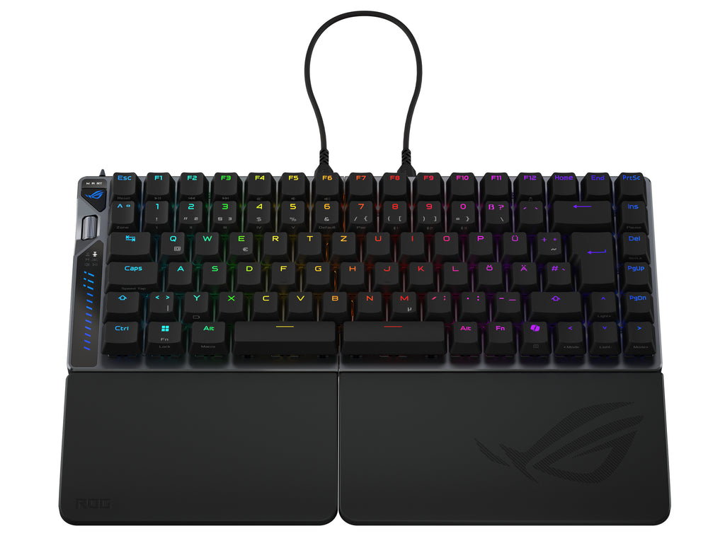 ASUS ROG Falcata Clavier Gaming QWERTZ Allemand, USB, RF Wireless et Bluetooth, Noir
