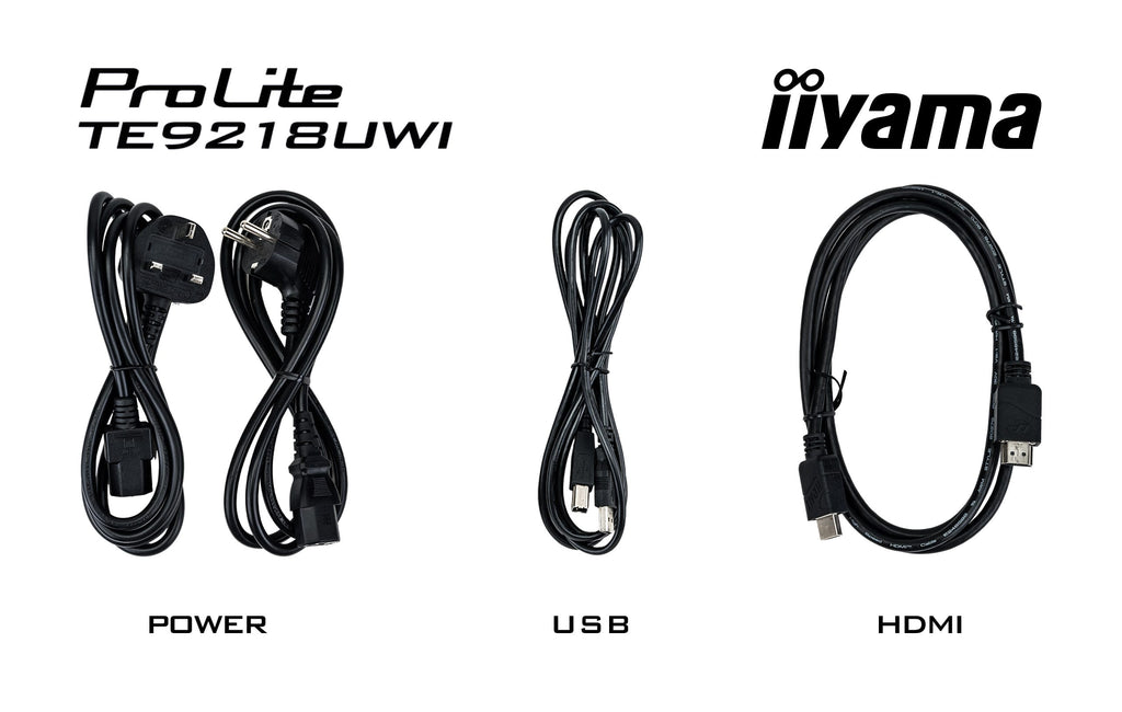iiyama TE9218UWI-B1AG Écran d'affichage dynamique Kiosk 91.5" LED 5K Ultra HD Tactile Noir