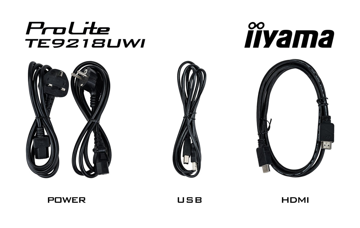 iiyama TE9218UWI-B1AG Écran d'affichage dynamique Kiosk 91.5" LED 5K Ultra HD Tactile Noir