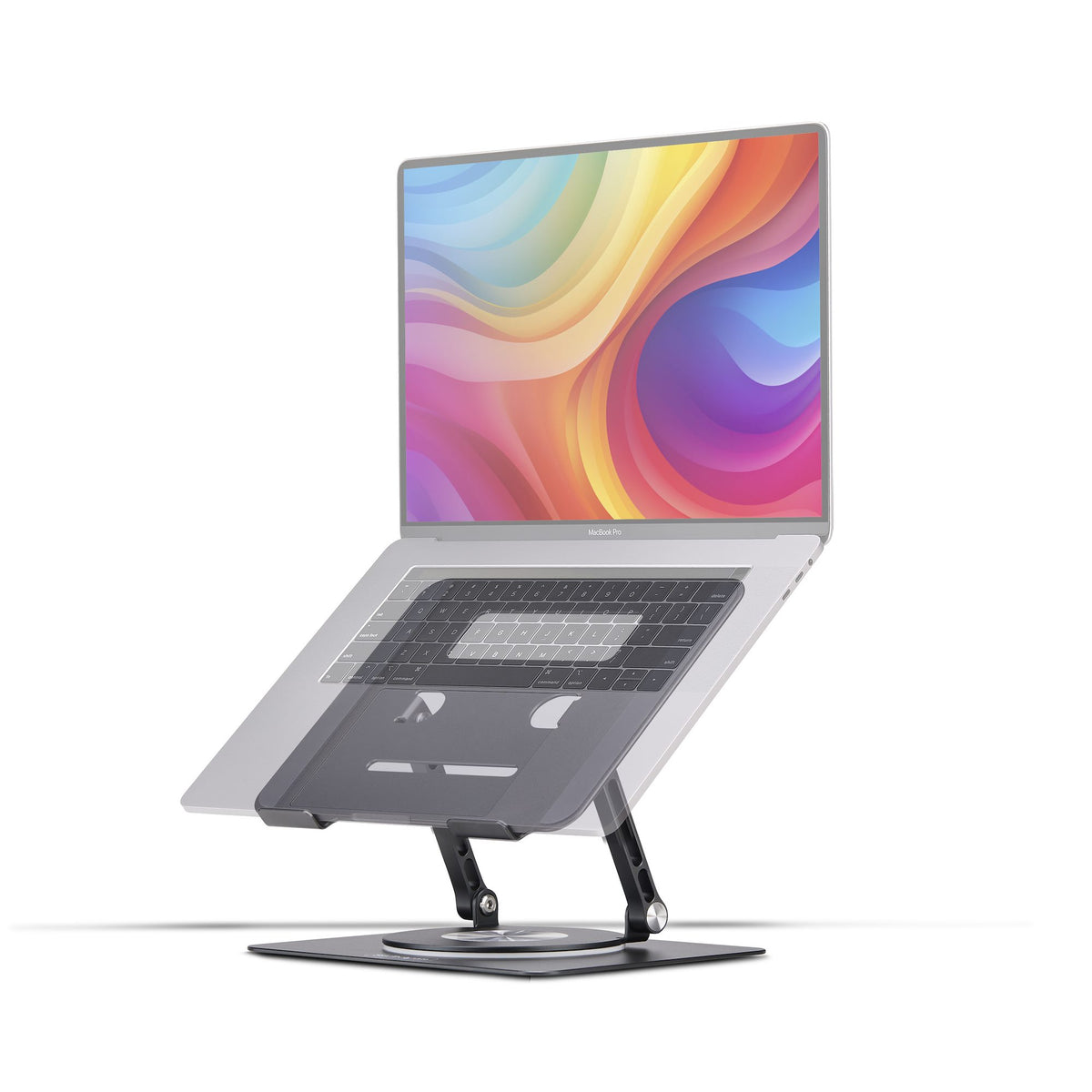 StarTech.com Support Rotatif pour PC Portable, Base Pivotante à 360&deg;, Support Rotatif pour Bureau, Hauteur et Inclin