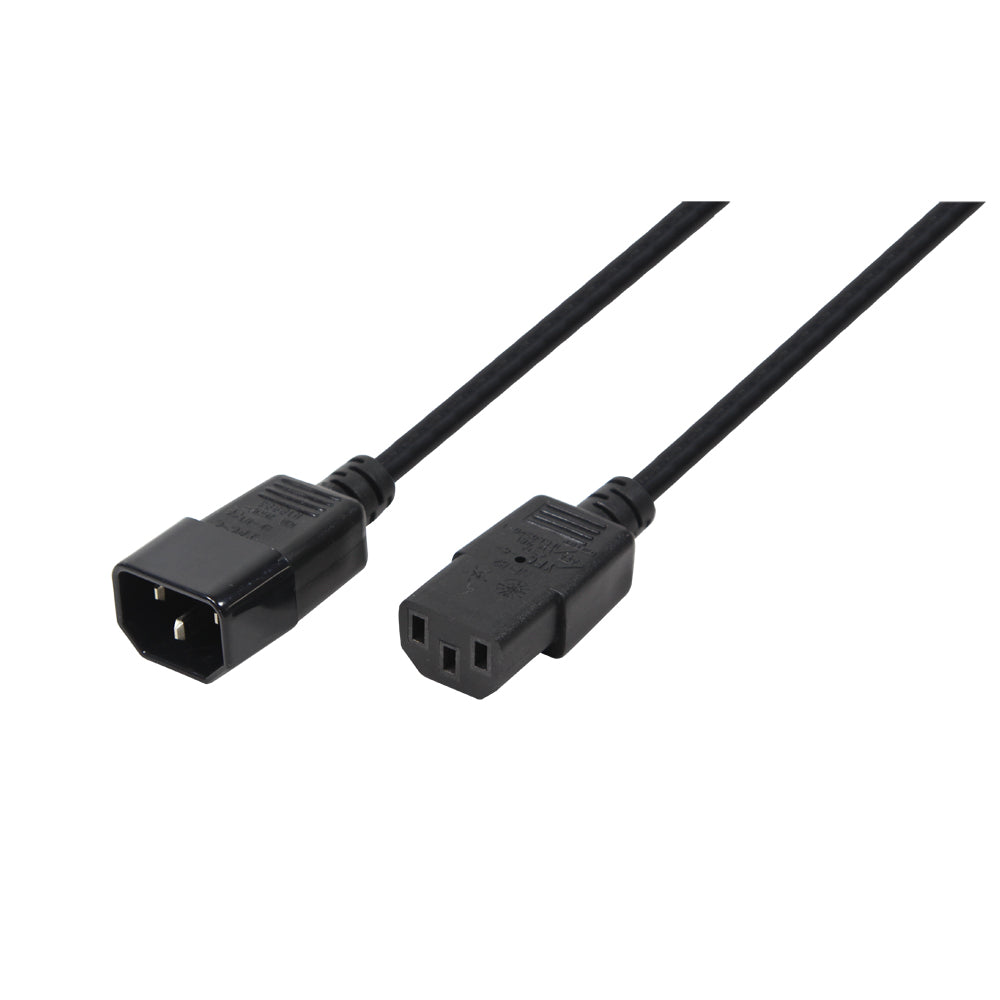 LogiLink CP091 câble électrique Noir 1,8 m Coupleur C14 Coupleur C13
