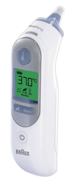Braun ThermoScan 7 Détection arrière Blanc Oreille