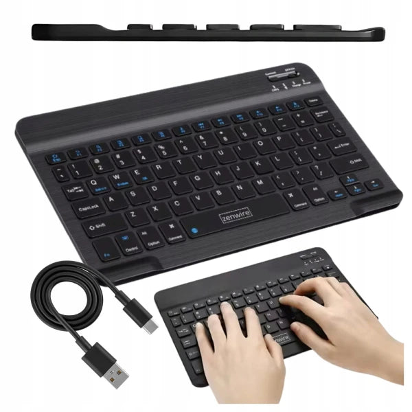 Clavier sans fil Bluetooth 5.0 pour tablette SLIM, universel et portable, Zenwire WLK-620