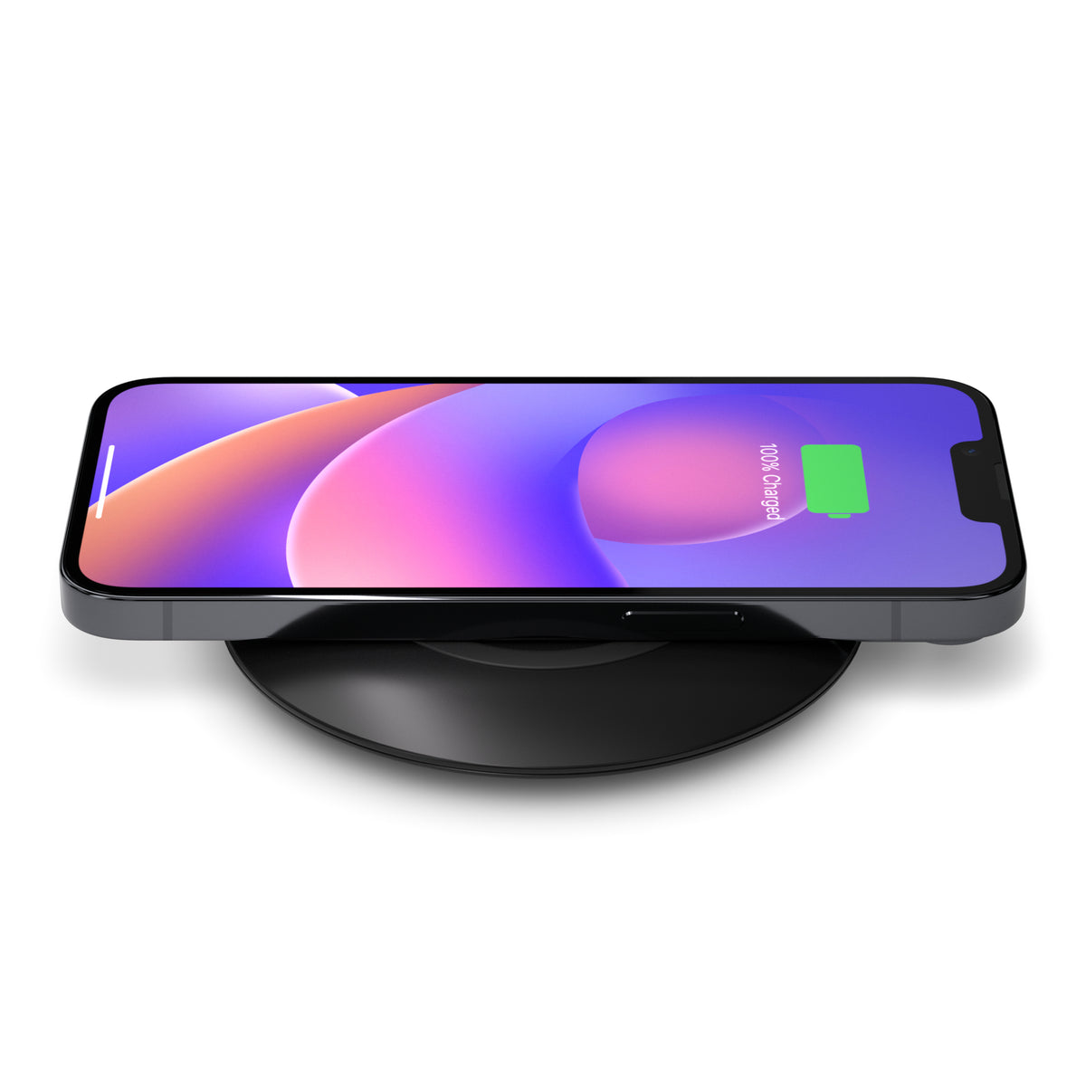 mophie Essentials Wireless Charging Pad 15W, Chargeur sans fil USB pour Smartphone, Noir