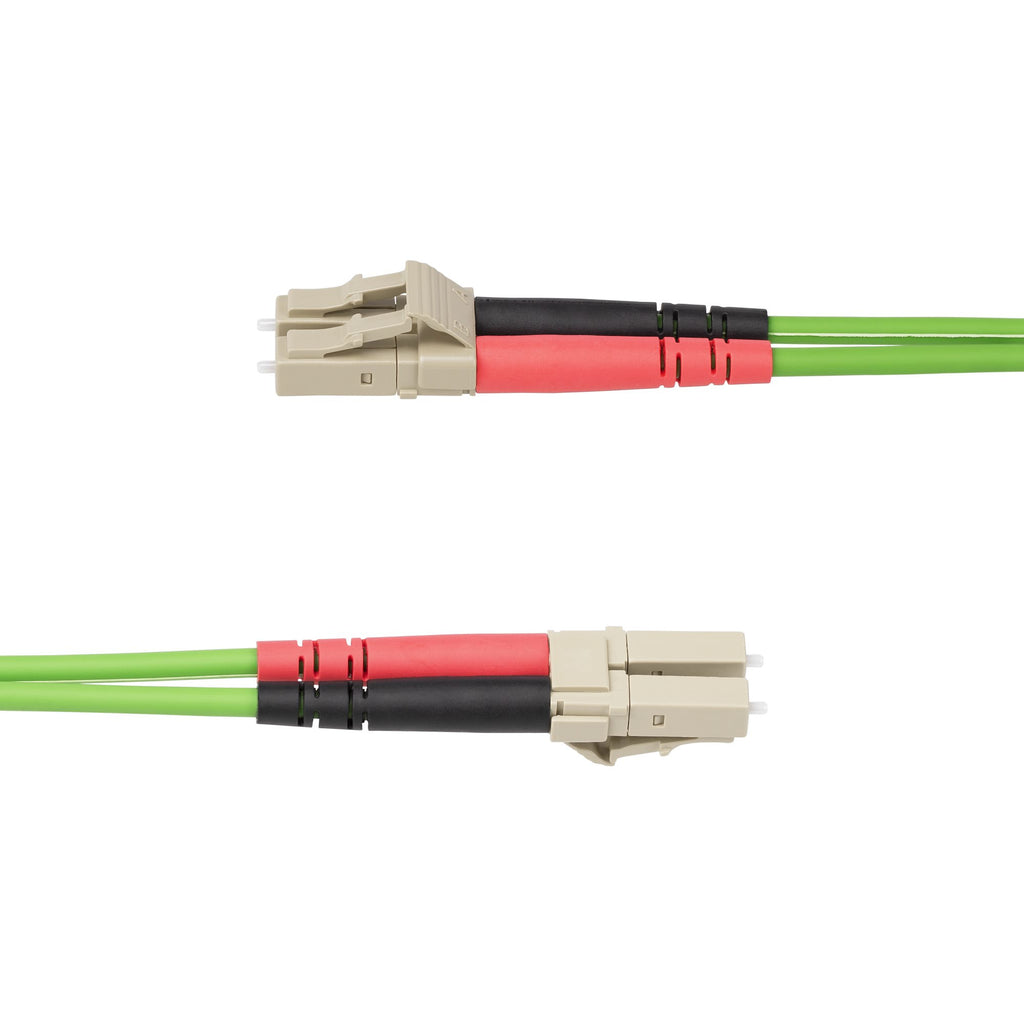 StarTech.com Câble Fibre Optique Multimode OM5 LC à LC (UPC) de 1m, Cordon/Jarretière/Connecteur Fibre Optique 50/125µm Duplex LOMMF Zipcord, VCSEL, 40G/100G, Insensible à la Courbure, Cordon de Liaison Fibre LSZH - vue 3