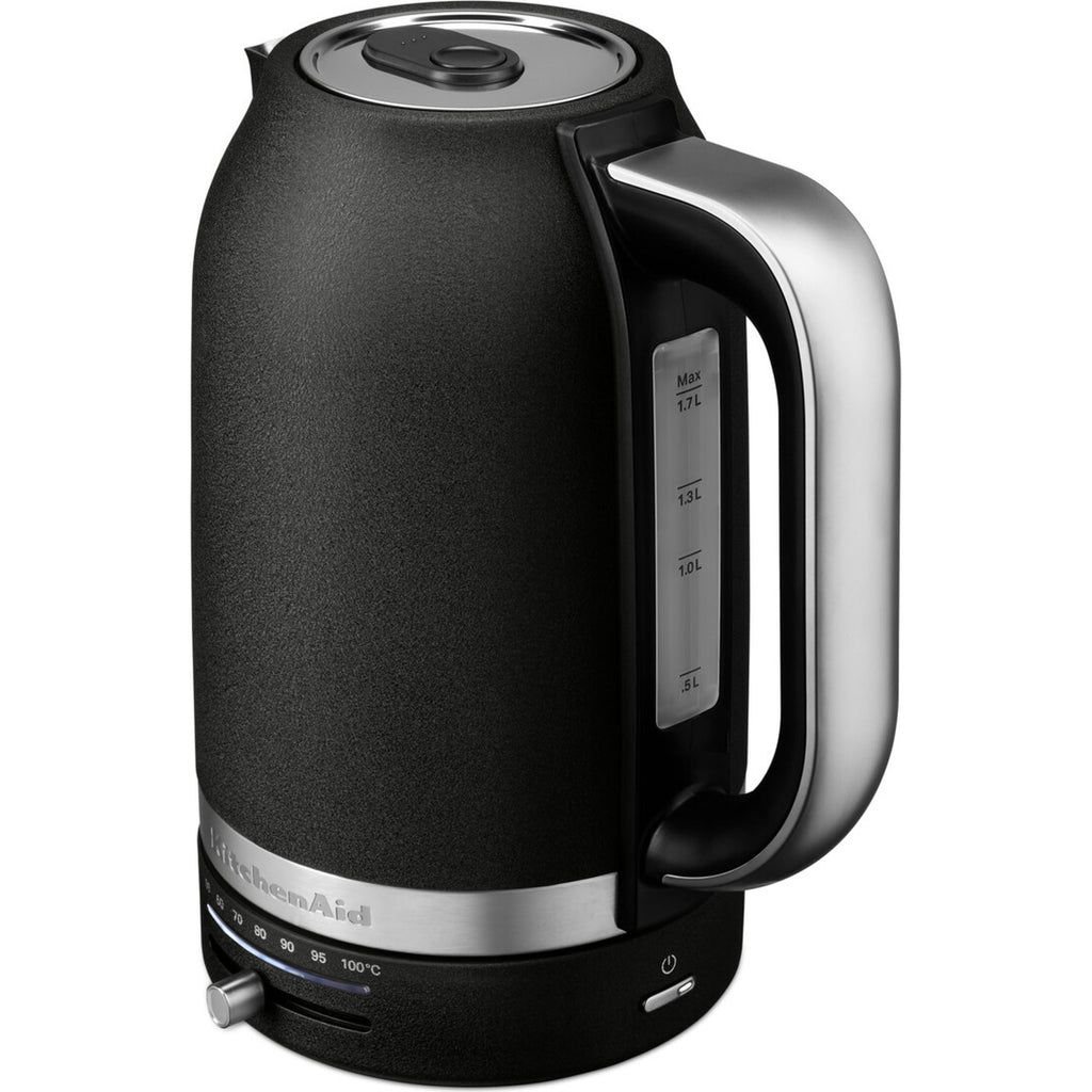 KitchenAid 859711684180 bouilloire 1,7 L 2400 W Noir, Acier inoxydable