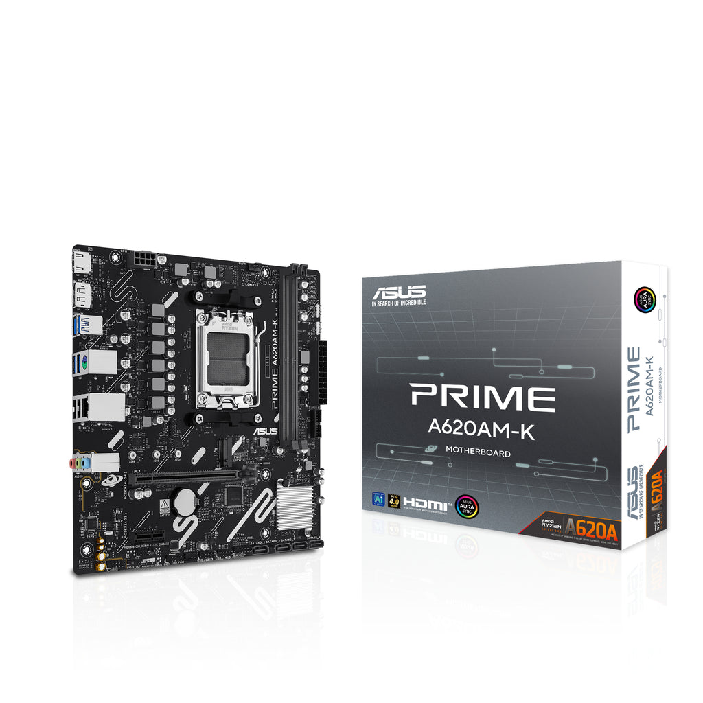 ASUS PRIME A620AM-K Carte Mère AMD A620A Socket AM5 micro ATX