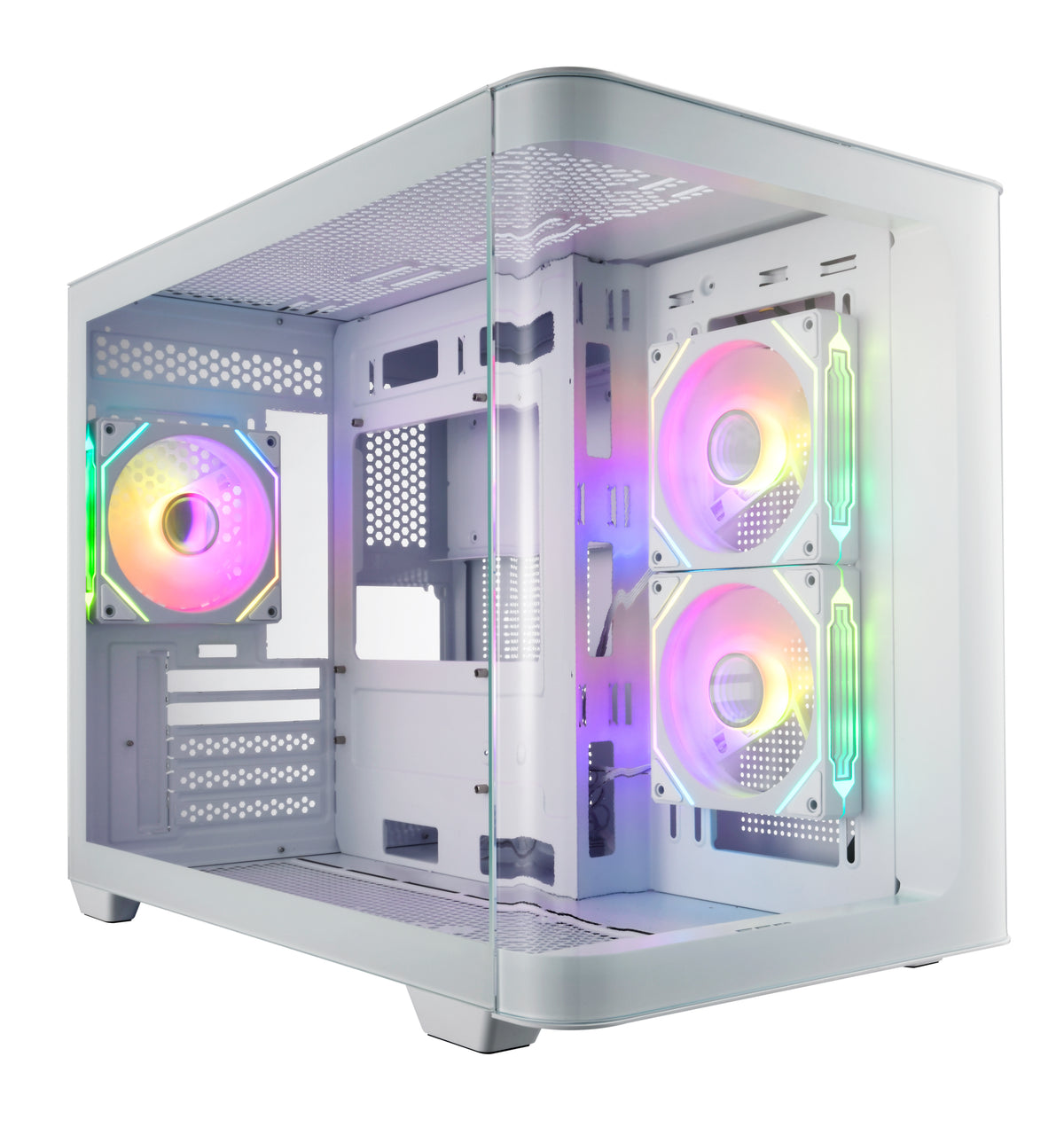 FSP S380-WA Micro Tower Blanc