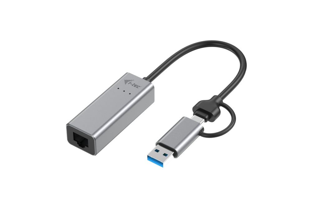 i-tec Adaptateur Ethernet USB-C/USB-A 2.5Gbps en Métal