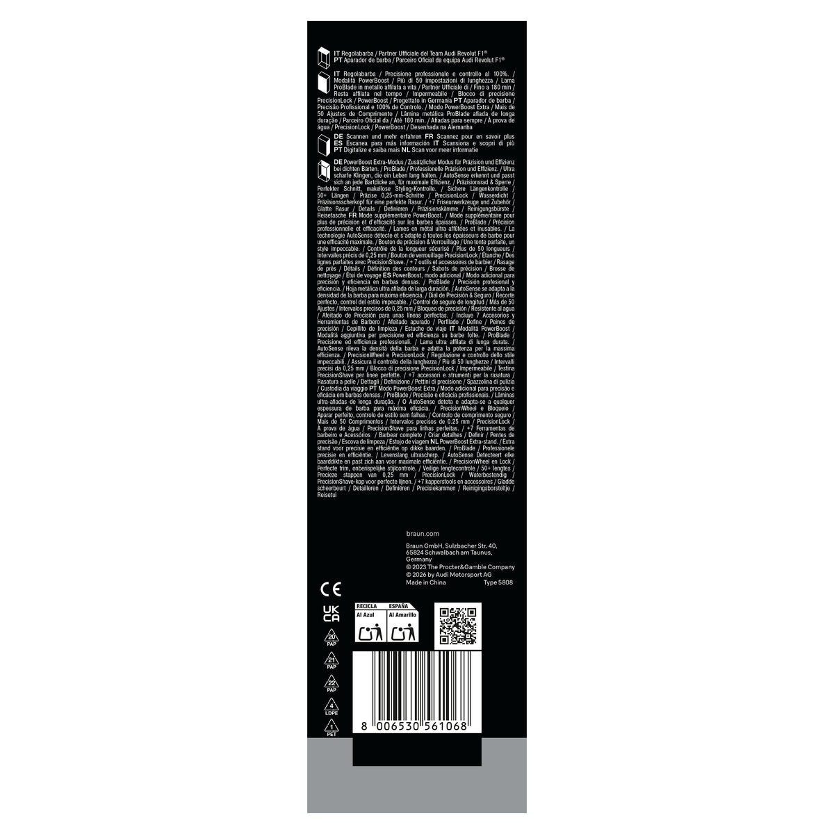 Braun BT 9520 F1 BeardTrimmer