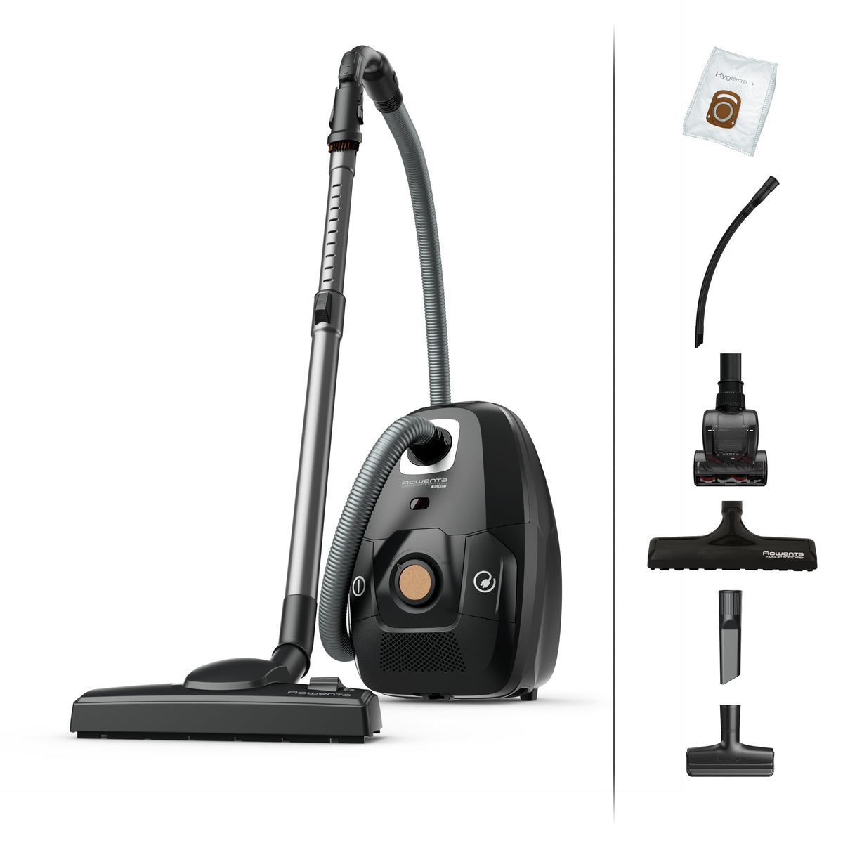 Rowenta Green Force Effitech RO6189 4,5 L Aspirateur réservoir cylindrique Sec 400 W Sac à poussière