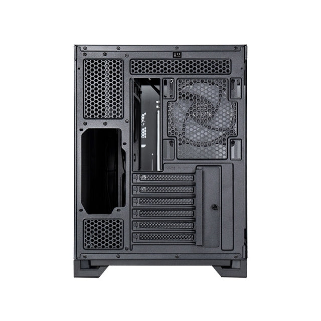 Chieftec Visio GM-30B-TG-OP Boîtier PC Cube Noir avec Double Verre Trempé